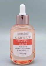 Precision Beauty Glow Up Vitamin C Face Serum ~Skin Brightening~ 2 fl oz New