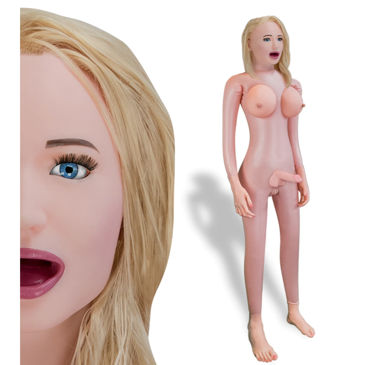 Brianna blond transsexual inflatable blow job doll- inflatable woman | eBay