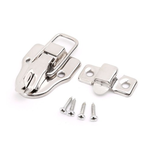 Vintage Toolbox Lock Antique Metal Buckle Suitcase for Case Toggle Lock Hasp for - Picture 9 of 11