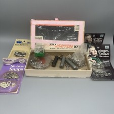 VTG Lot Dritz Talon Ginger Snaps Fasteners Ki...