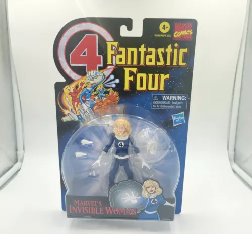 Figura de mujer Hasbro retro de Marvel Legends de los Cuatro Invisibles