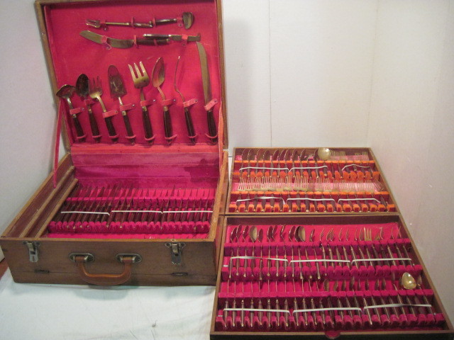 食器 Johnny 144 Piece Johnny's Gems Flatware Silverware Set For 12 Cheney