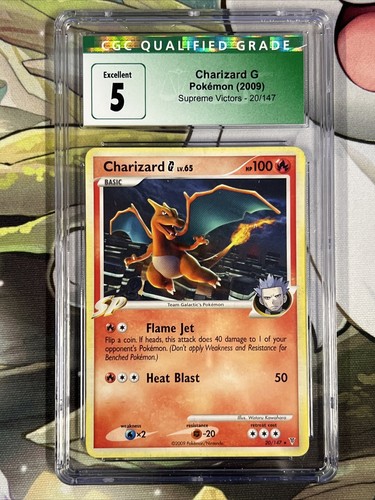 Charizard G graded CGC 5 for sale on eBay