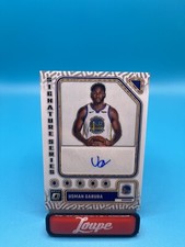 Usman Garuba 2023-24 Donruss Optic Signature Series Auto Golden State Warriors
