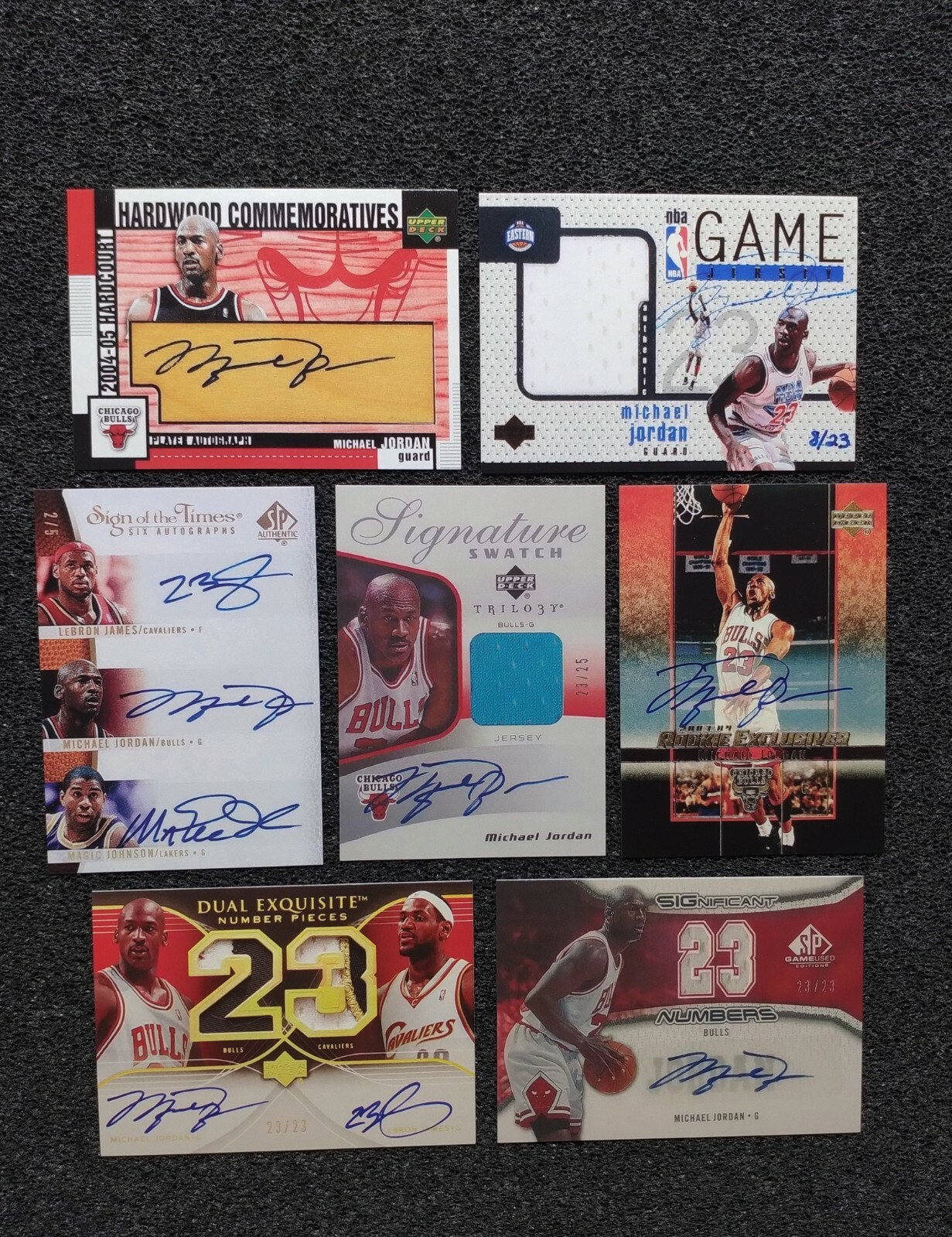michael jordan autograph card value