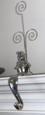 Christmas Heavy Snowman Stocking & Picture Holder Hanger