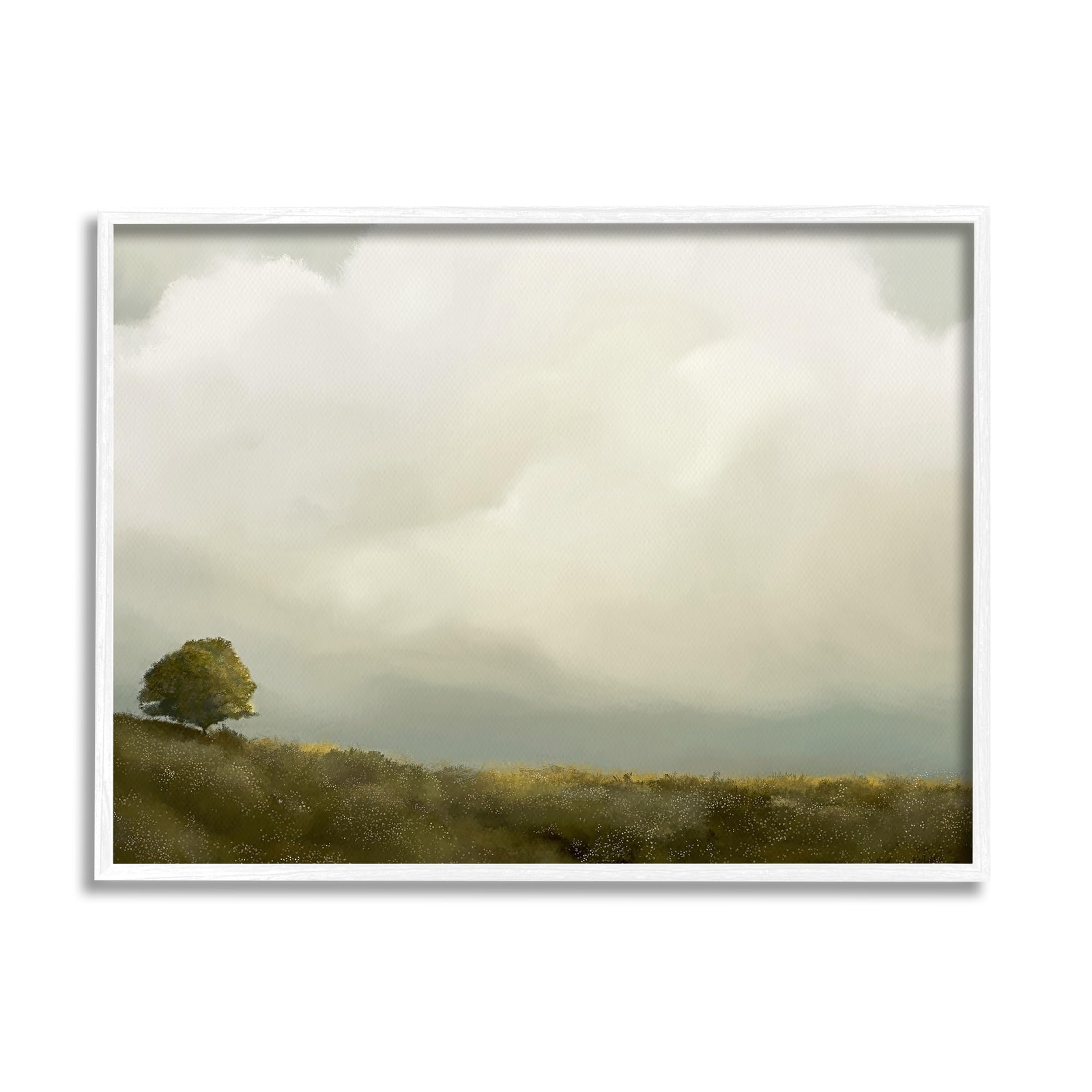 Clouds Over Pasture Framed Giclee Art by Leah Straatsma
