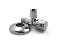 Puteus Eckventil 3/8 Zoll Mit Komfortgriff Und Schubrosette / Wasseranschluss