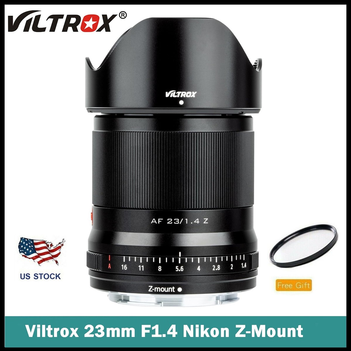 Viltrox 23mm F1.4 APS-C Lens for Nikon Z Mount Cameras Z5 Z50 Z6 