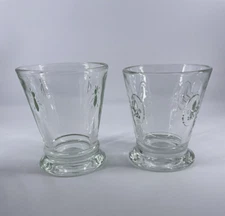 La Rochere Fleur De Lys  & Bees Double Old-Fashioned Cocktail Glasses France (2)