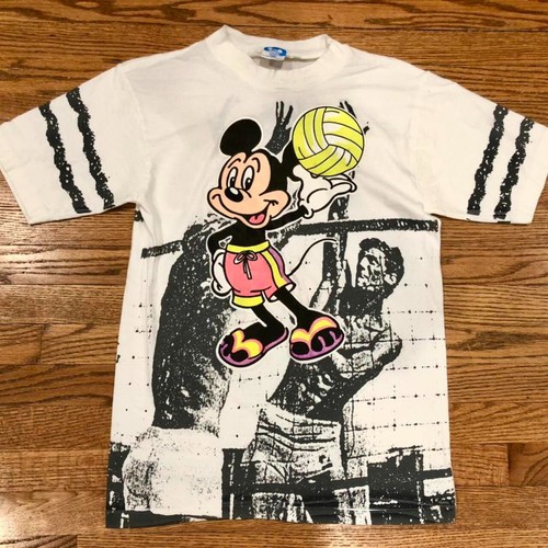 Vintage 90s Mickey Mouse All Over Print 