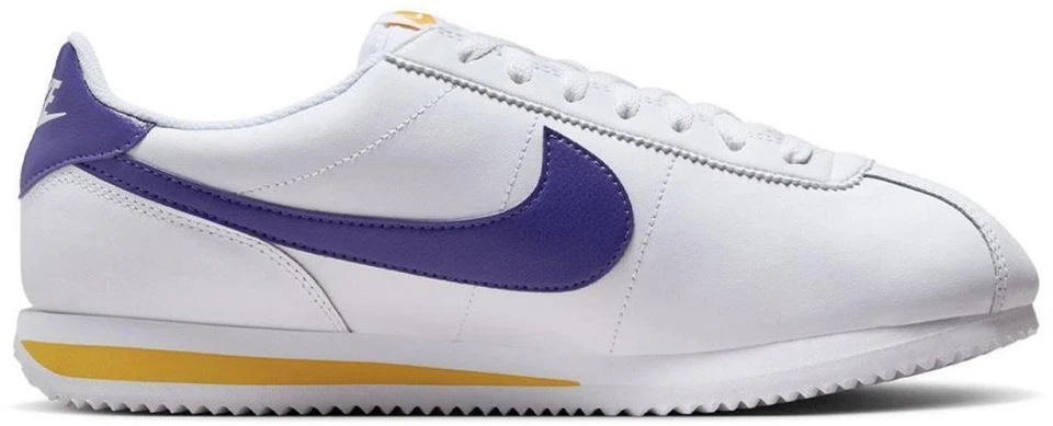 Size 10.5 - Nike Cortez Lakers - DM4044-106 white leather purple swoosh - Image 1 of 1