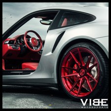 20 Rohana Rf2 Red Concave Wheels Rims Michelin Tires Fits Cadillac Cts V Coupe