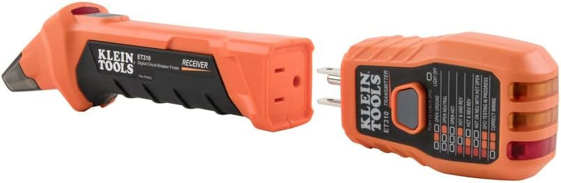 Klein Tools ET310 AC Circuit Breaker Finder with Integrated GFCI Outlet Tester