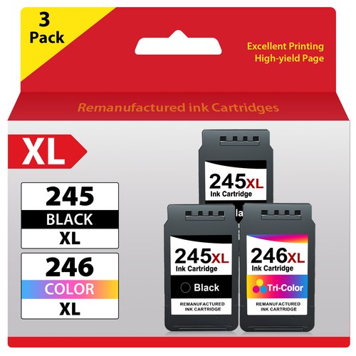 PG-245XL CL-246XL Ink Cartridge for Canon PIXMA TS3120 TS3122 TS3129 TS3320 Lot - $19.95