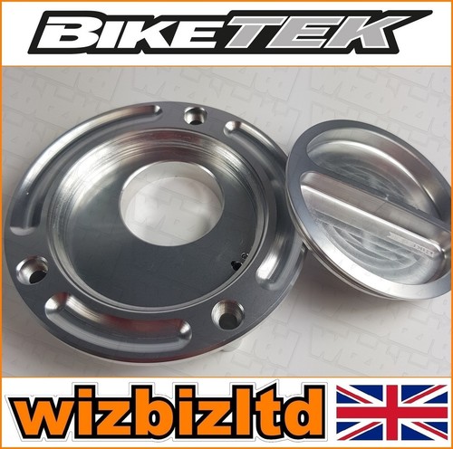 Biketek Silver Keyless Screw Fuel Cap Yamaha FZ8 Fazer 2010-2016 FFCY01 - Picture 10 of 12