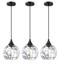READ  3 Pack Hanging Indoor Kitchen Pendant Light Ceiling Light Fixtures Black