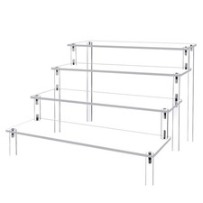 M-sorflly Acrylic Display Risers Cupcake Stand for Food clear
