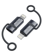 USB C to Lightning Adapter 36W Fast Charging MFi Certified 2 Pack Compatible