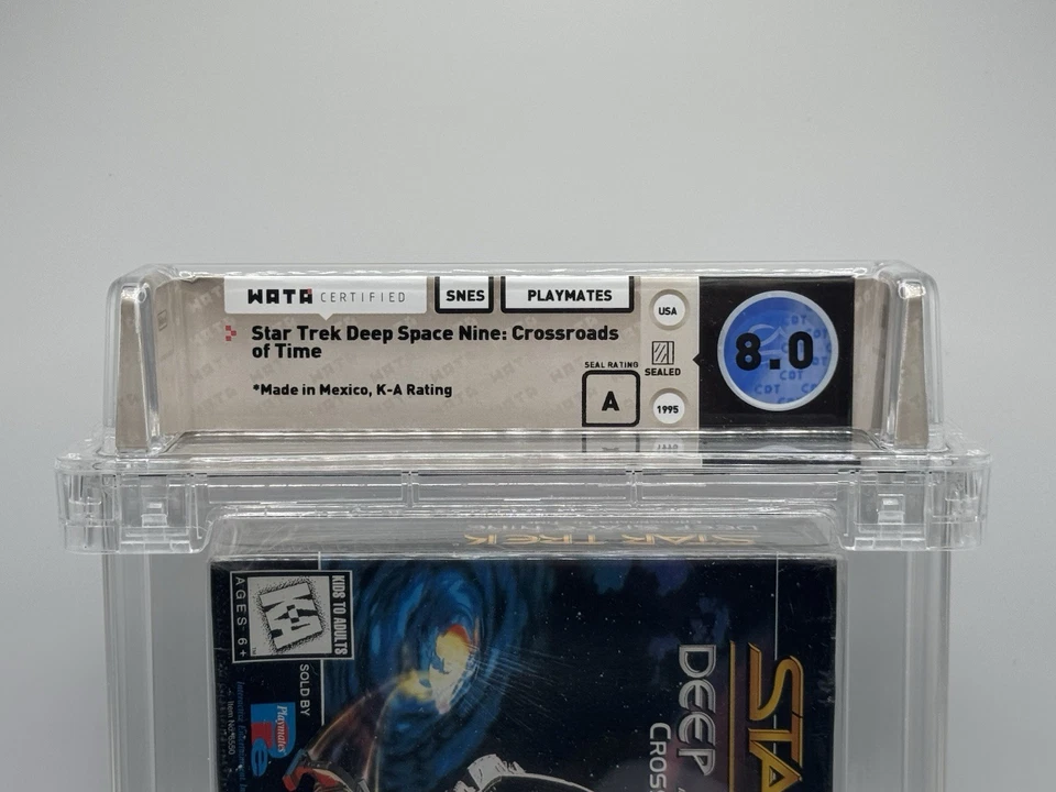 Star Trek Deep Space Nine Super Nintendo SNES Graded WATA 8.0 A - RARE - Image 3 of 4