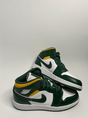 Jordan 1 Mid Sonic Größe 36 5 Neu mit Original Karton