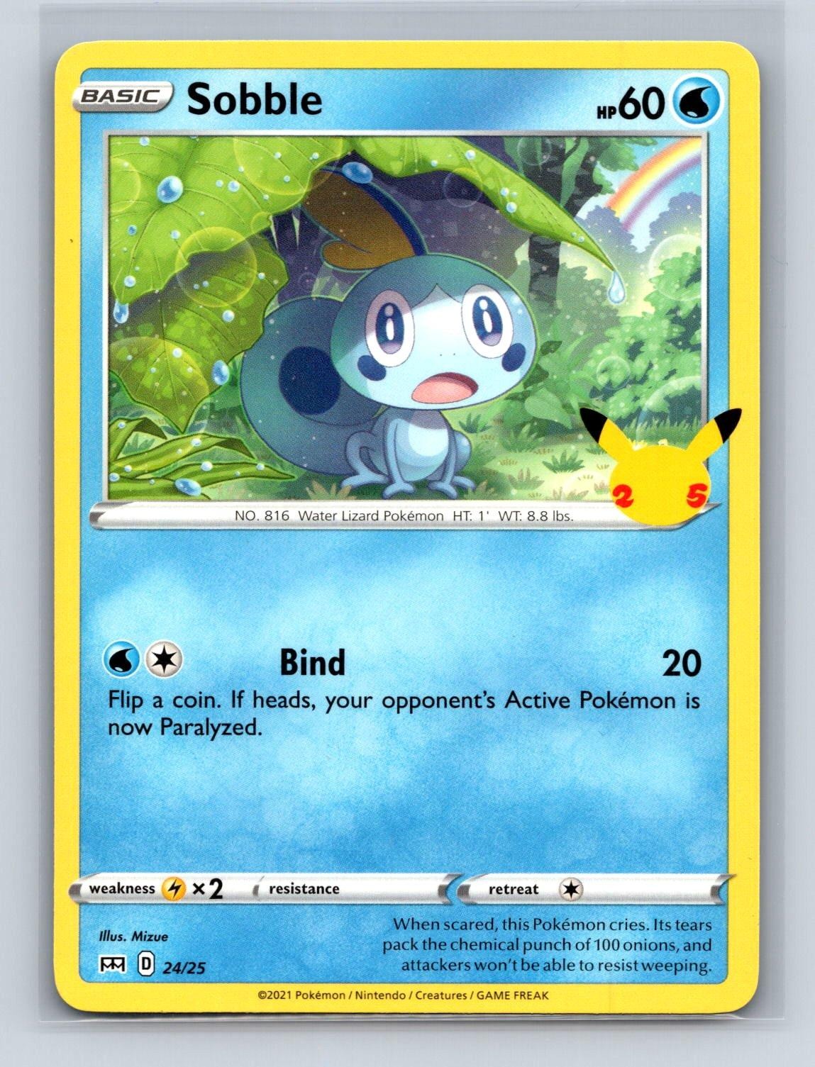 SOBBLE SWSH003 P SWORD & SHIELD PROMO POKEMON NM