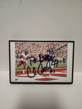 Chris Cooley Autographed Hand Signed Framed 4×6 Photo *Washington Redskins