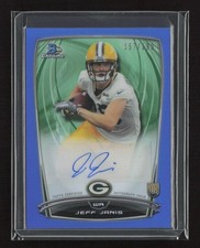 2014 Bowman Chrome Jeff Janis Rookie Autographs Blue Refractors #/199 RC