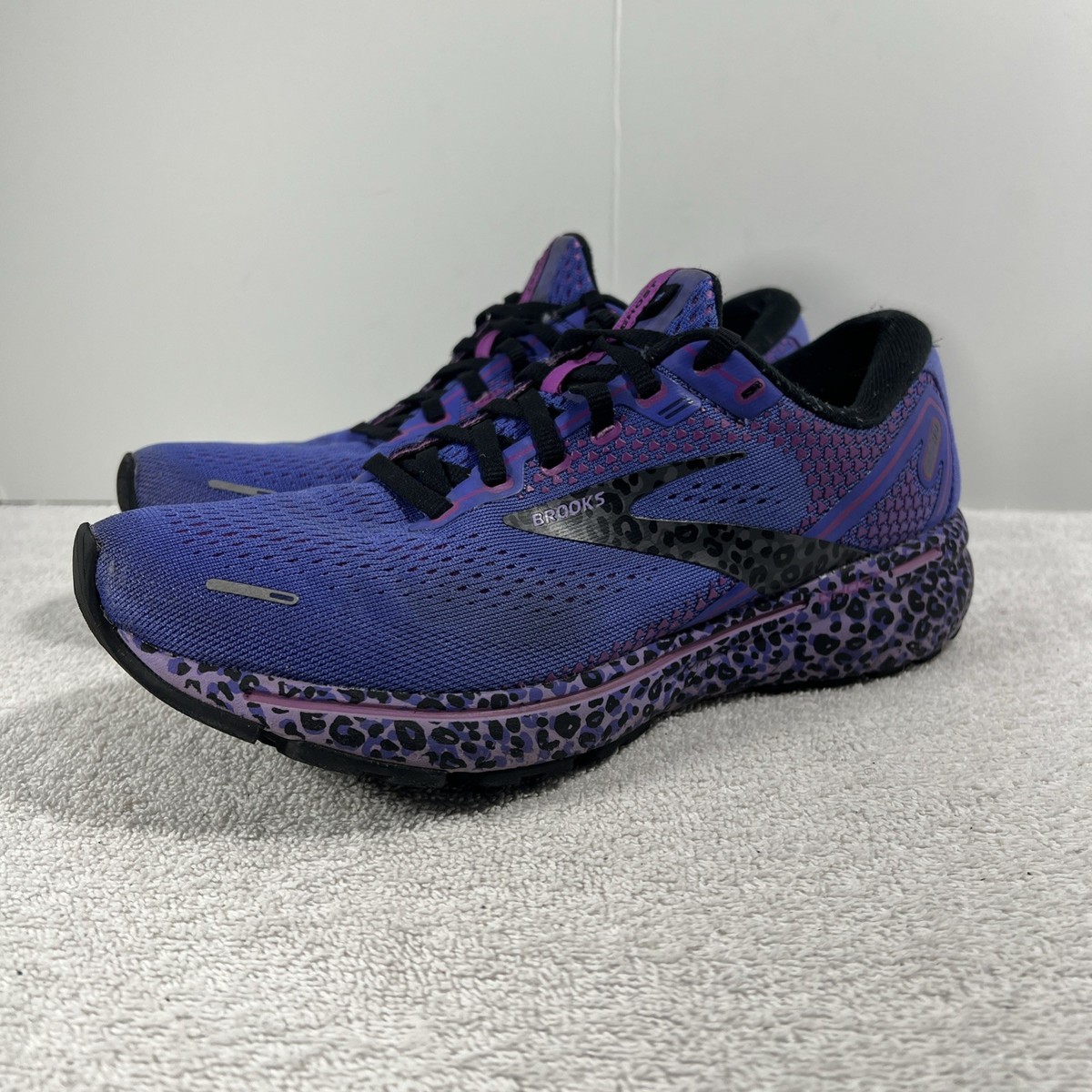 Size Brooks Ghost 14 Electric Cheetah Run Wild Purple Black