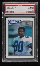 1987 Topps Tony Hill #266 PSA 10 GEM MT 1q7