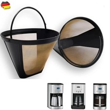 2 Stück Kaffeefilter Dauerfilter Edelstahl Filtergröße Grosse 4 Permanentfilter