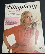 1957 Simplicity Sewing Book - Tips Seams Hems Using Patterns Pre-owned