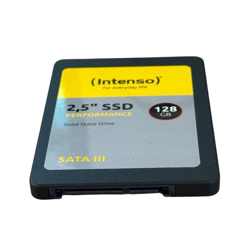 Intenso 128GB SSD 2.5” SATA III Performance – 100% Zustand#R0-S23