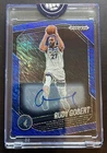 24-25 Prizm Black FOTL Blue Shimmer Auto Rudy Gobert /25 SSP!! 24hr Auction