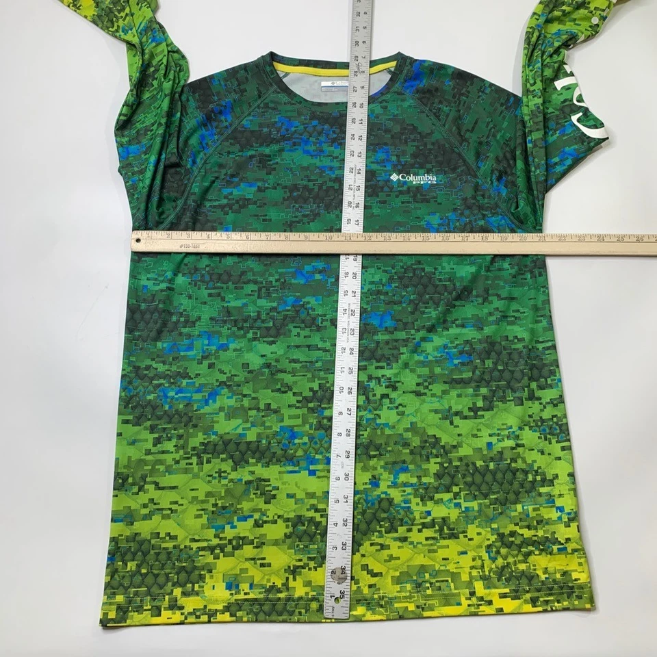 Columbia Shirt Mens Mens M Medium PFG Super Terminal Tackle Long Sleeve Fishing - Image 3 of 4