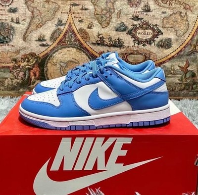 Men's Nike Dunk Retro ''University Blue'' Low Top Basketball Shoes US Size 7-12