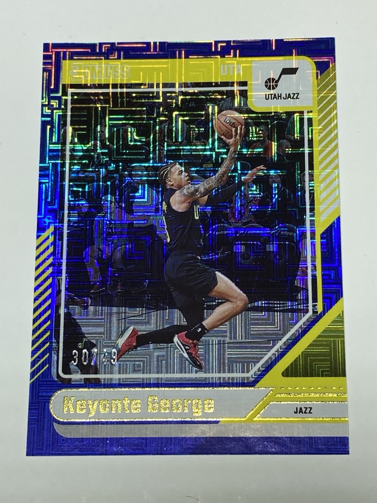2024-25 Panini Donruss - Keyonte George CHOICE BLUE MOJO PRIZM /49 JAZZ #47