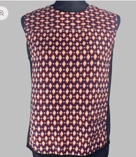 Mark Jacobs Print Silk Blouse Sleeveless Size 6