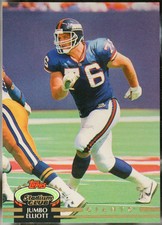 1992 Stadium Club #128 Jumbo Elliott Football NM