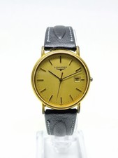 Orologio Longines vintage Uomo Quarz L4.636.2 33mm Placcato Oro Classico