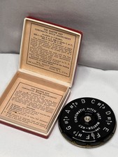 VTG Wm. Kratt  The Master Key  Chromatic Pitch Instrument MK-1 F  F Tuner w/ Box