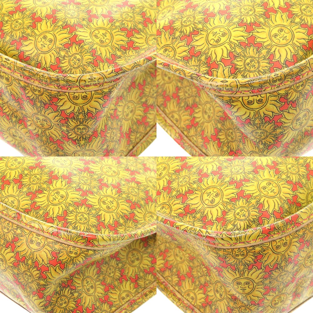 AUTHENTIC HERMES EvelyneGM solar solar Shoulder Bag yellow Leather image 3