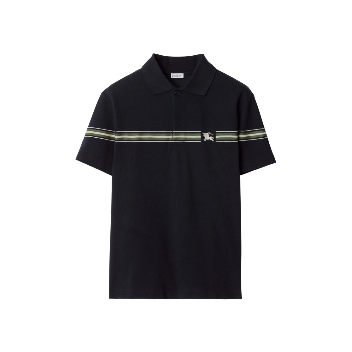 Burberry Collar Short Sleeve T-Shirt Navy