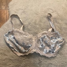 Fantasie Olivia Bra Size 30J Underwire Floral Cream Lace Side Support Womens
