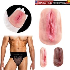New Fake Vaginal Pads Silicone Gaff Panties Pads for Transgender Crossdresser US