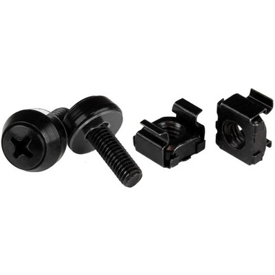M5 Mounting Screws Black 12Mm 50 Pack Server Rack M5 Cage Nuts OFF-ACC NEU