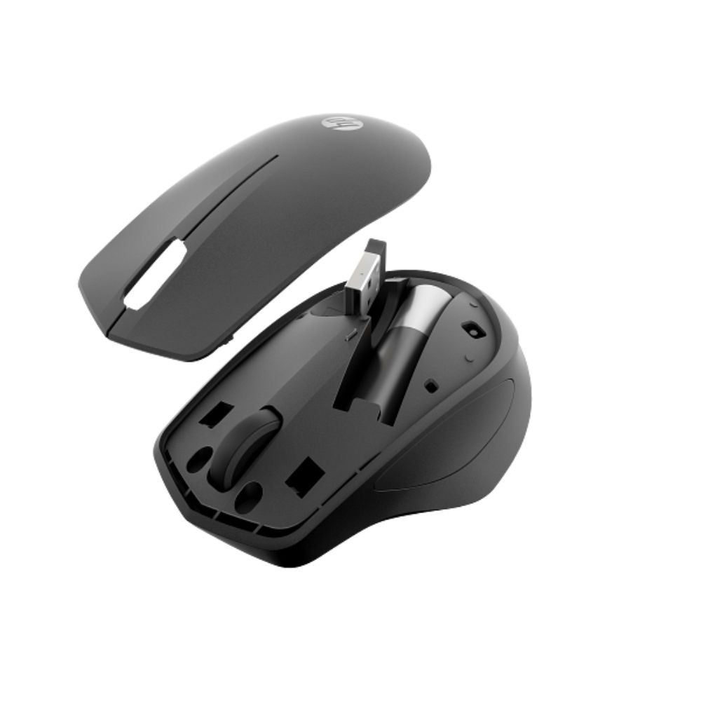 Mouse inalámbrico HP 280 silent 2.4GHz con dongle inalámbrico, tecnología óptica, 1200 dpi, imagen 4