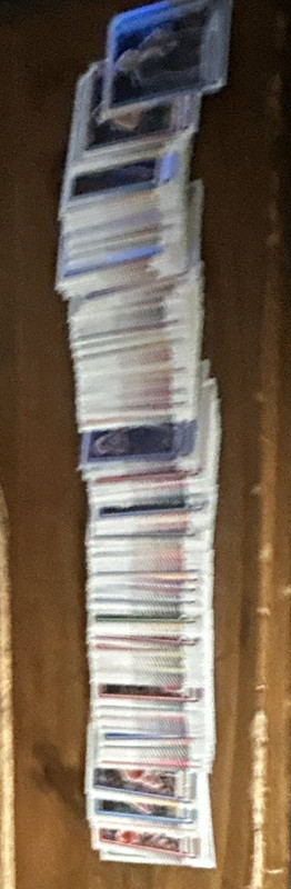 Mixed Sports Trading Card Lot Stack Collection 131 cards base