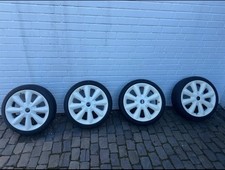 Mini Alufelgen Komplettr&auml;der, Cone 7j 18 Zoll, 5 Loch, 215x40 R18 wei&szlig; Sommer