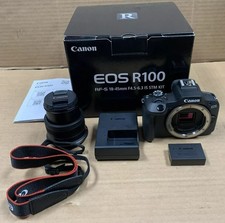Canon EOS R100 24.2 MP Mirrorless Camera w/ RF-S 18-45mm F4.5-6.3 Lens..